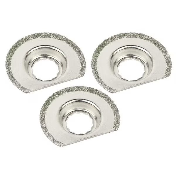 63mm Diamond Semi-Round Electroplated, Fits Fein Supercut Oscillating Tools, PK 3, Versa Tool, Mfr#: FB3O-D